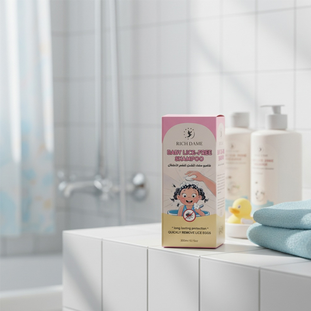 RICH DAME | SHAMPOOING ANTI POUX DOUX POUR ENFANTS