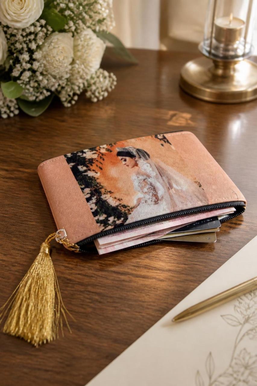 HAND MADE | POCHETTE MONEY GOLD BRIDE