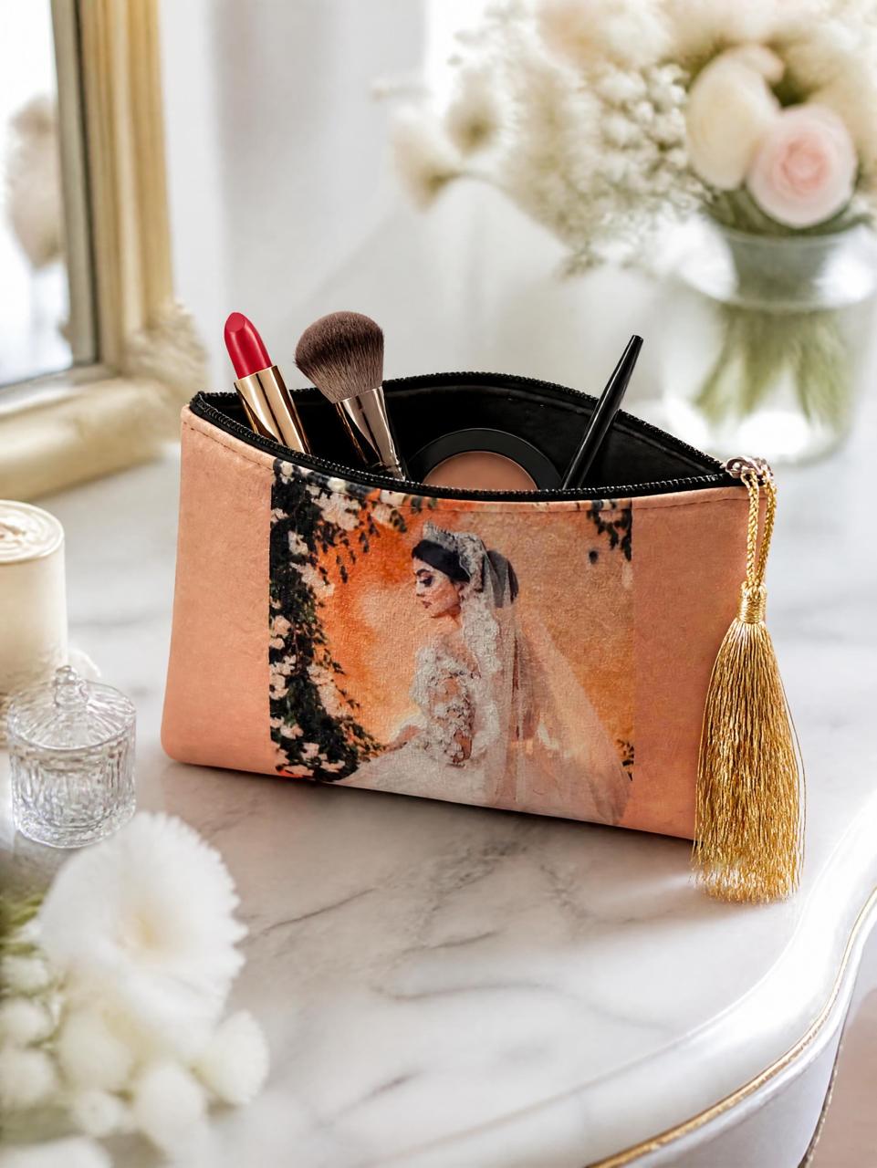HAND MADE | POCHETTE MONEY GOLD BRIDE