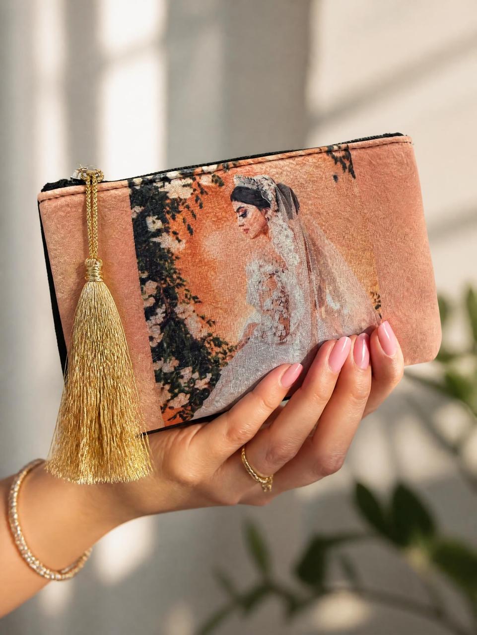 HAND MADE | POCHETTE MONEY GOLD BRIDE