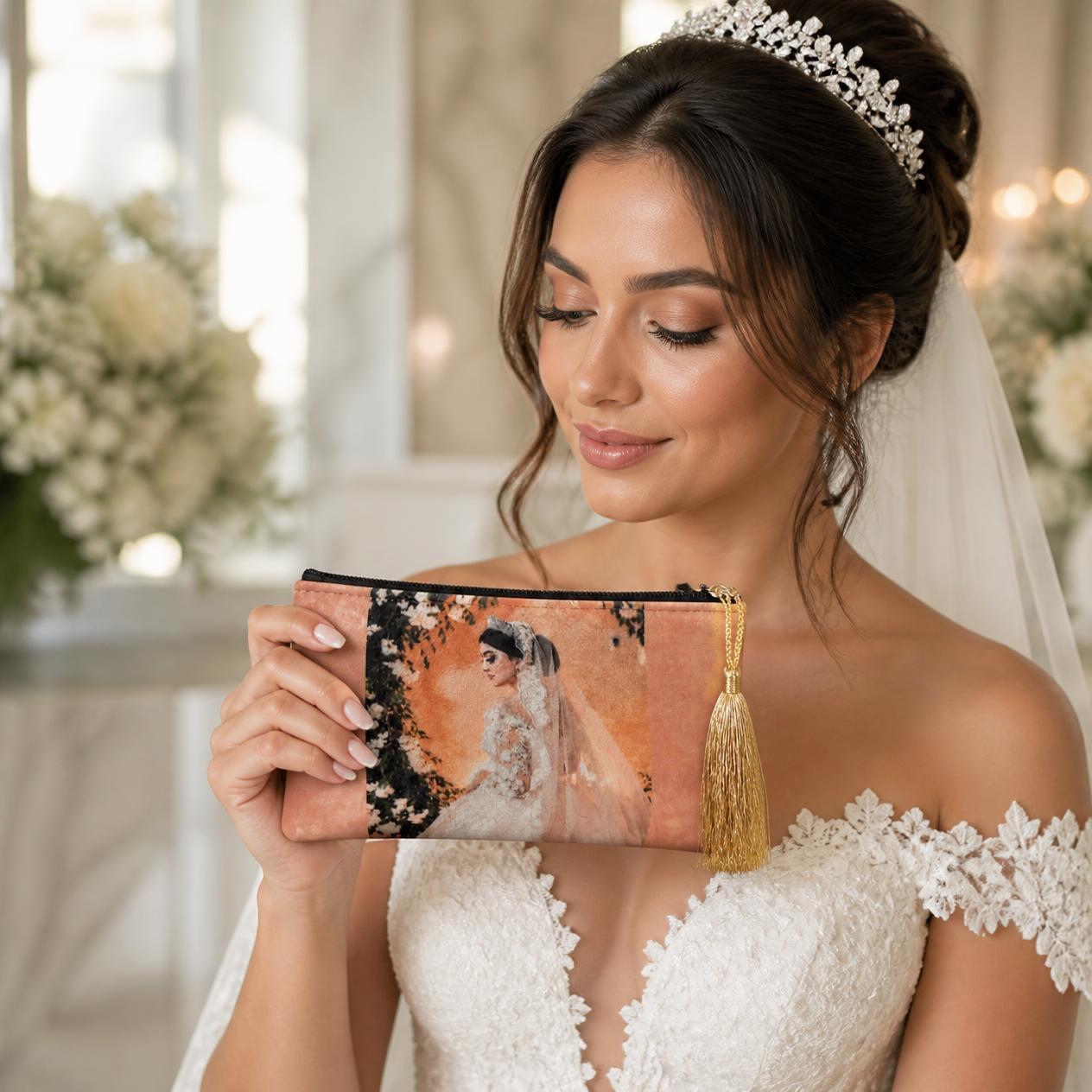 HAND MADE | POCHETTE MONEY GOLD BRIDE