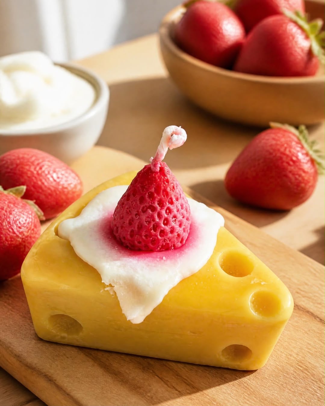 BOUGIE | CANDLE CHEESECAKE