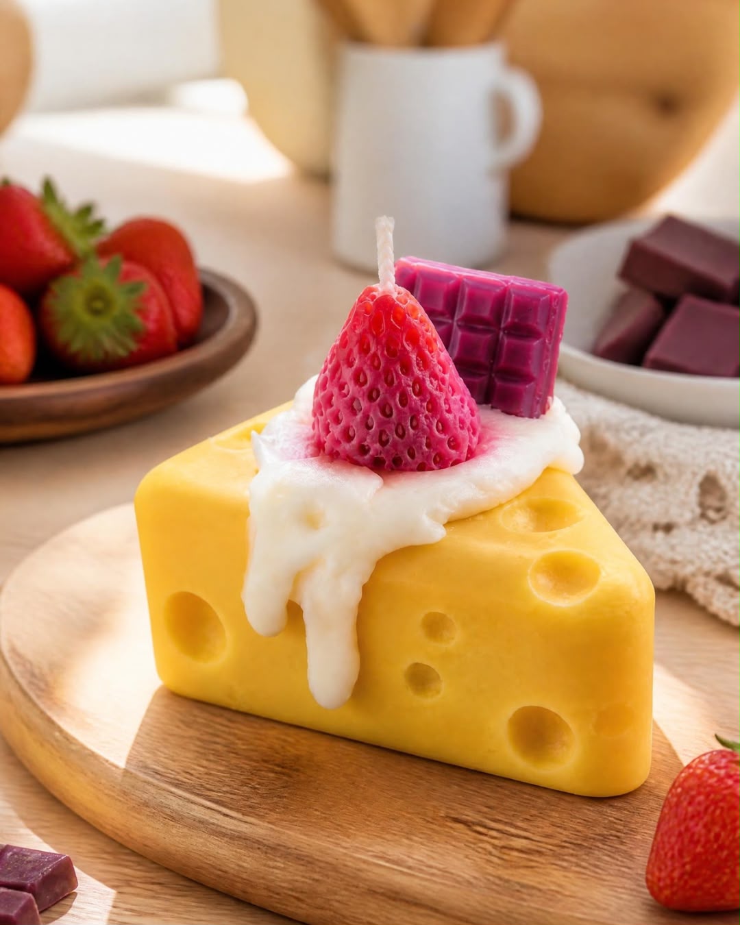 BOUGIE | CANDLE CHEESECAKE