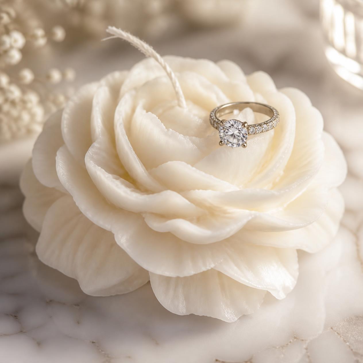BOUGIE | CANDLE ROSE MARIEE