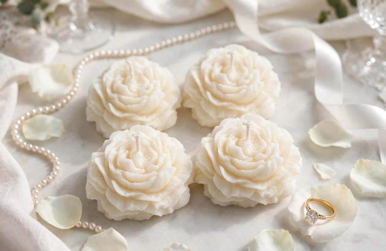 BOUGIE | CANDLE ROSE MARIEE