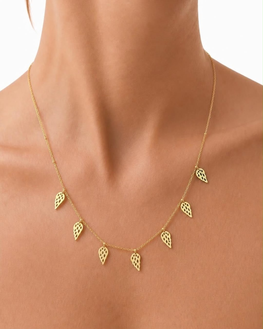MAYSHKA | DUO COLLIER LEAF & LEVRES MILANI