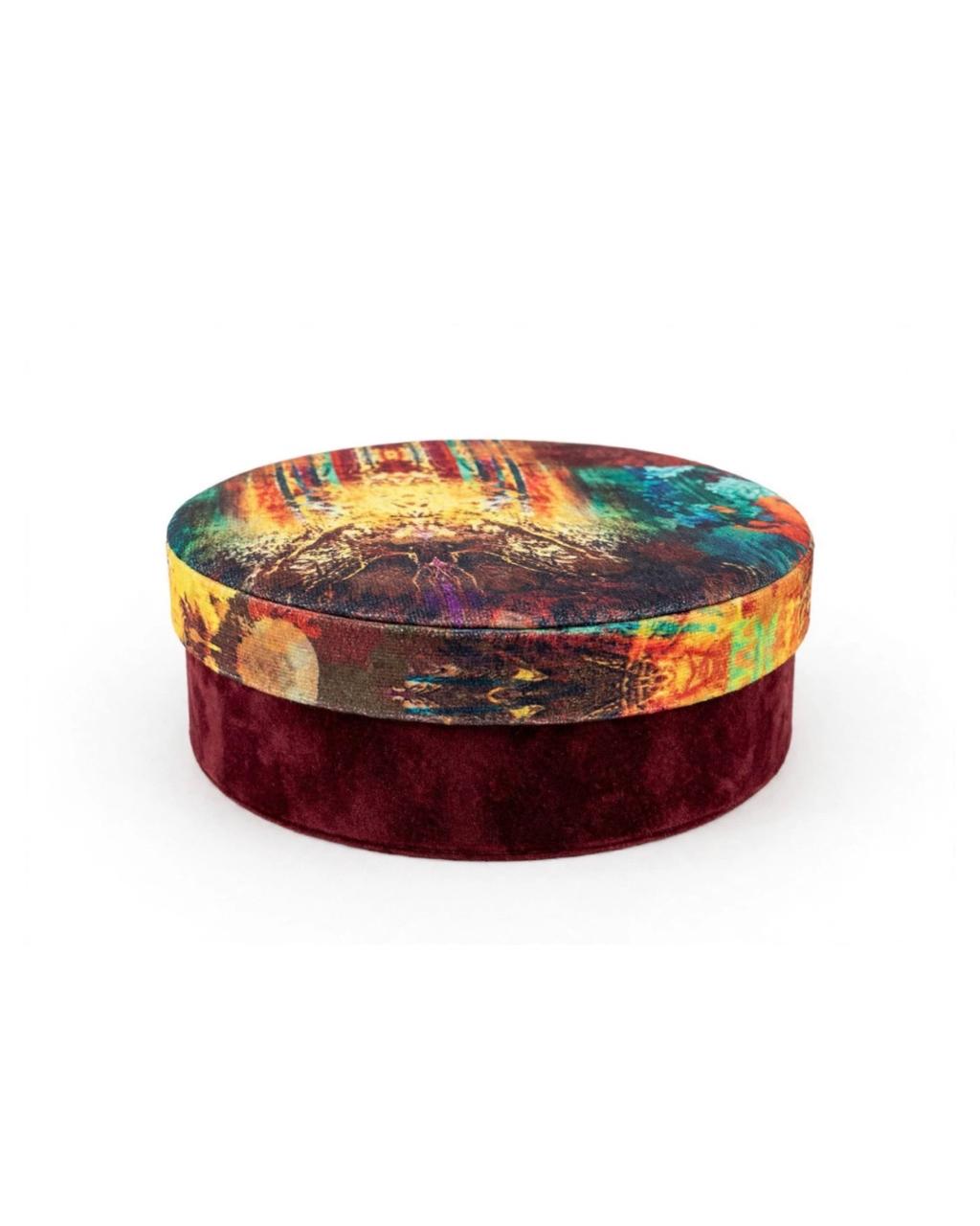 COFFRET | BOITE VELOURS ART BORDEAU